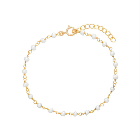 Freshwater Pearl Bracelet Gold Filled