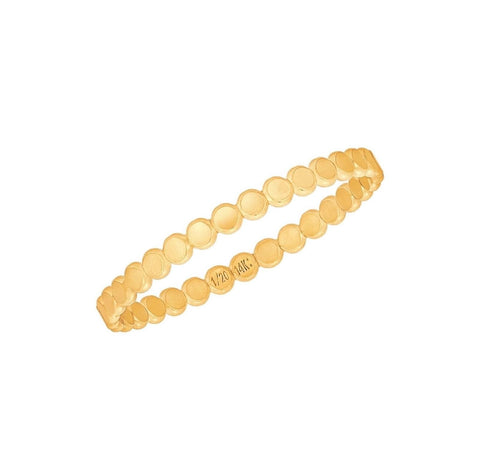 14k Gold Filled Beaded Stacking Ring