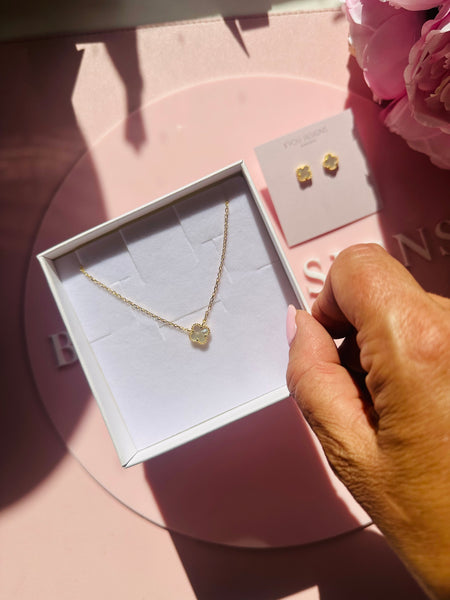 Bianca Gold Mother of Pearl Necklace