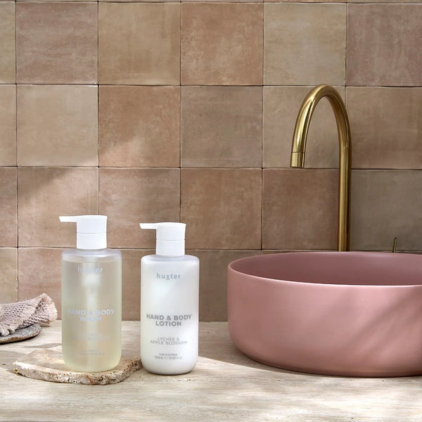 Hand & Body Wash and Lotion Set Lychee & Apple Blossom