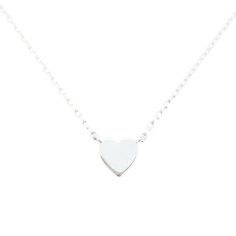 Love Heart Silver Necklace