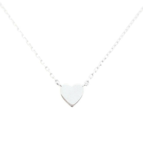 Love Heart Silver Necklace