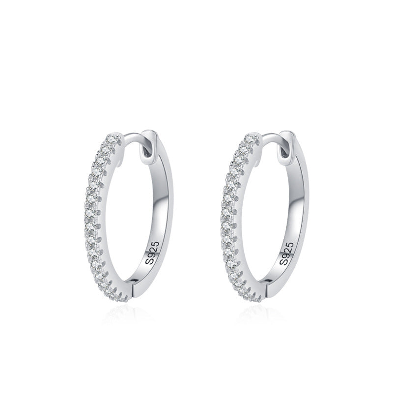 Silver Hoop Earrings