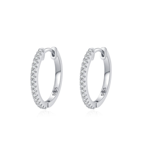 Silver Hoop Earrings