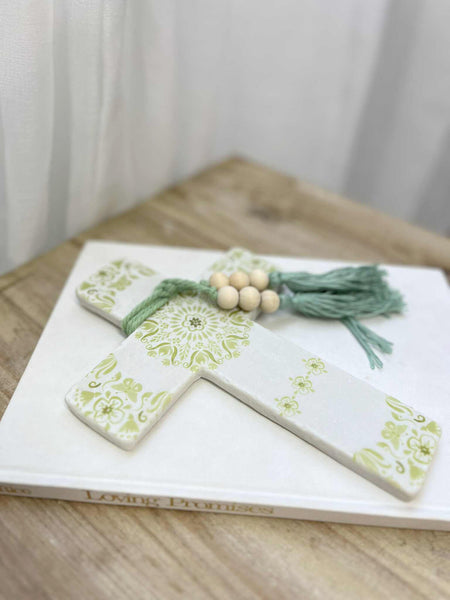 Sage Mandalay Wall Cross