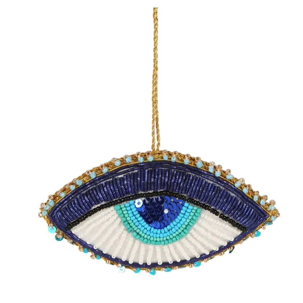 Evil Eye Sequin Christmas Decoration