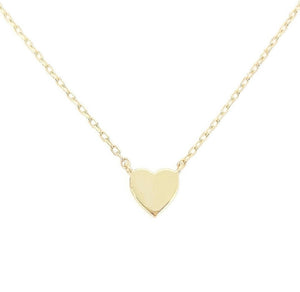 Love Heart Gold Necklace