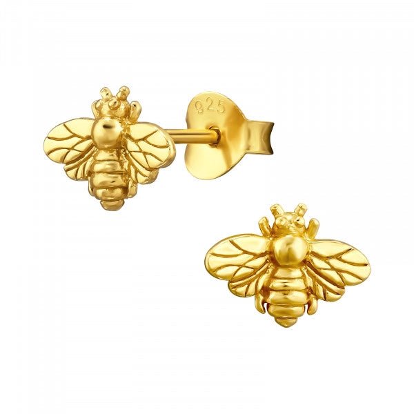 Gigi Bee Gold Stud Earrings