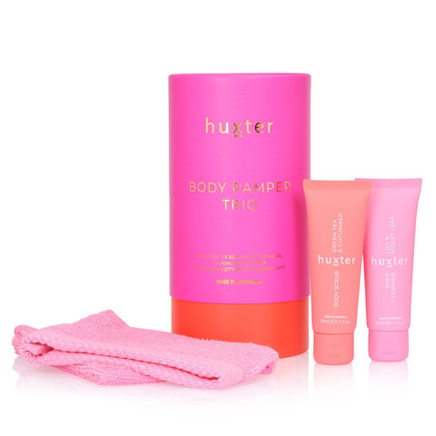 Body Pamper Trio | Fuchsia with Orange