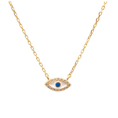 Siena Gold Evil Eye Necklace