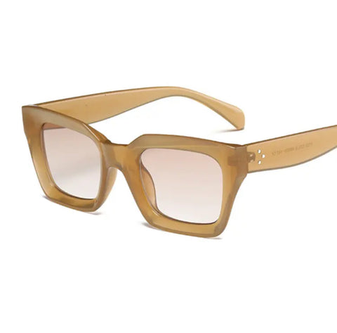 Square Champagne Sunglasses