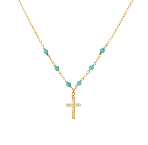Faith Gold  Cross Necklace