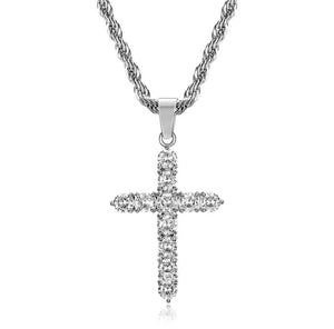 Grace Silver Cross Necklace