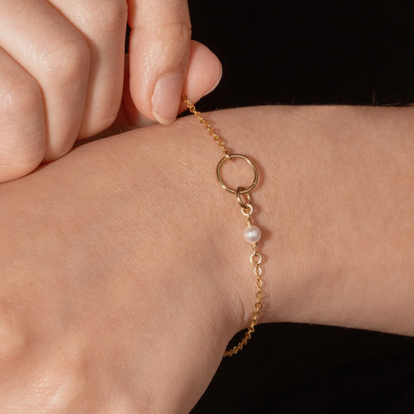 Indi Pearl Bracelet Gold Filled