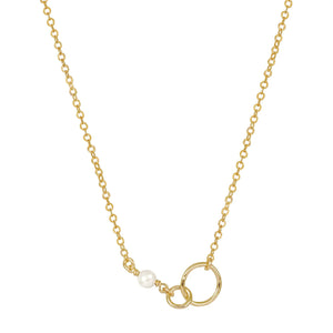 Indi Pearl Necklace Gold Filled