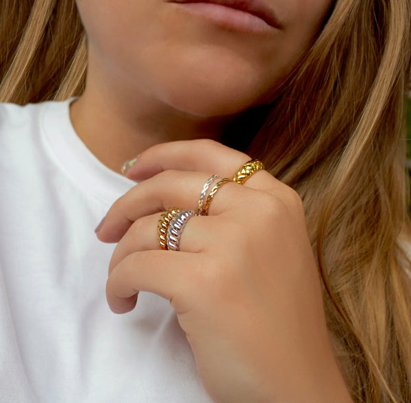 Weave Gold Filled Ring