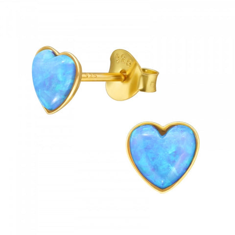 Tara Gold Opal Stud Earrings