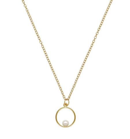 Hayley Pearl Gold Filled Necklace