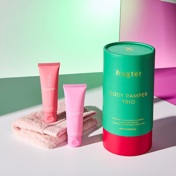 Huxter Australian Made Body Scrub and Cleanser