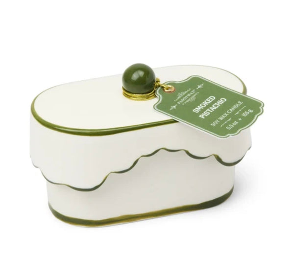 Cherie Ceramic Candle Smoked Pistachio