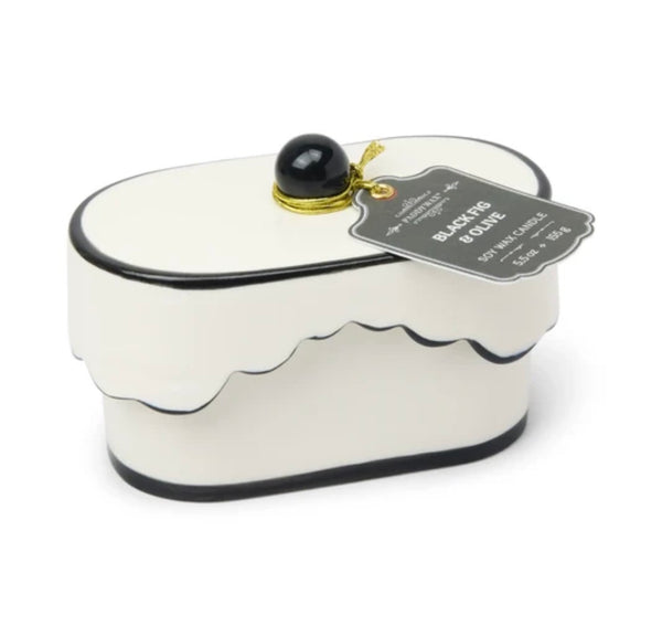 Cherie Ceramic Candle Black Fig & Olive