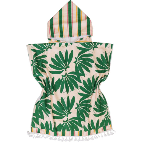 Kids Poncho Green
