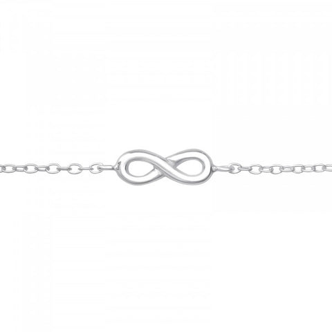 Isla Mini Infinity Silver Bracelet