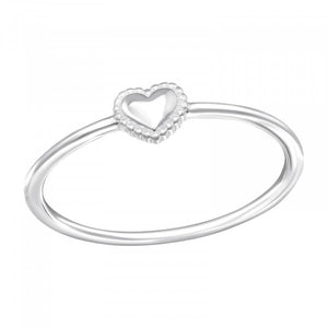 Sterling Silver Love Heart Ring