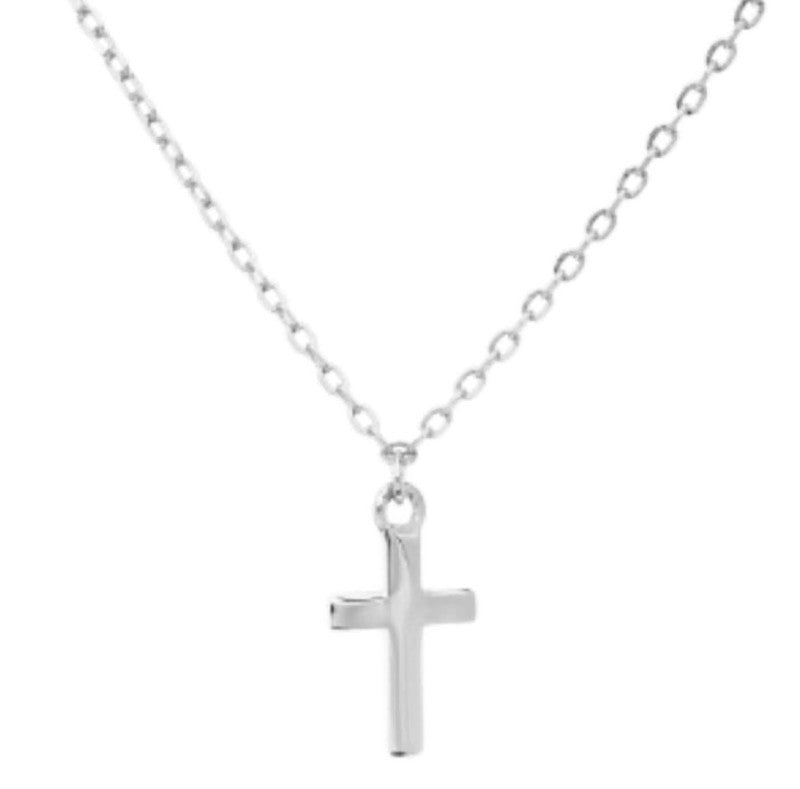 Sterling Silver Cross Pendant Necklace