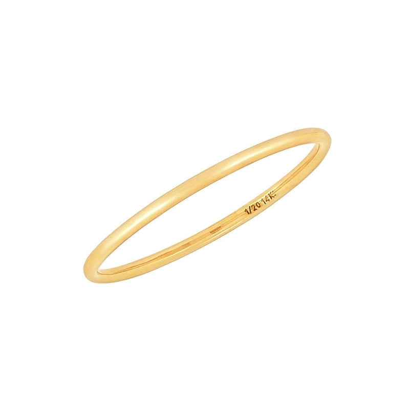 Thin 14k Gold Filled Stacking Ring