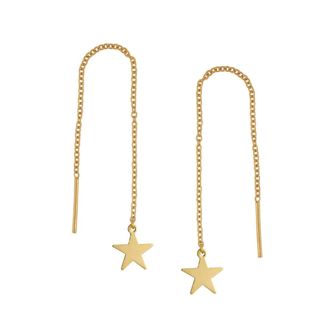 Stella Star Ear Threads Gold Filled