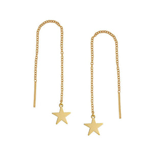 Stella Star Ear Threads Gold Filled