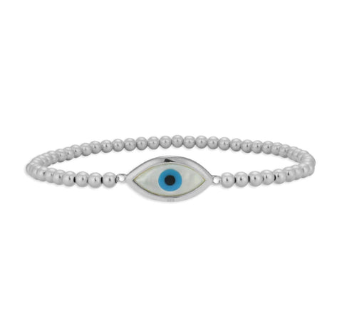 Sterling Silver Eye Bracelet