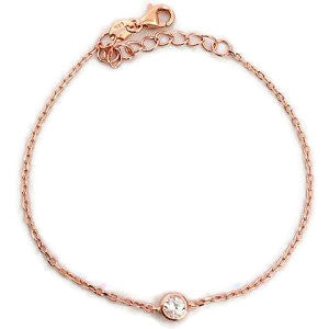 Rose Gold Cubic Zirconia Bracelet