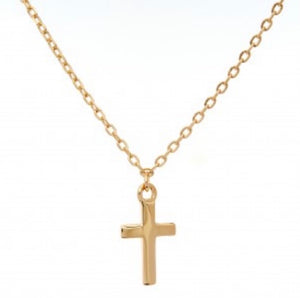 Gold Cross Necklace - Byou Designs