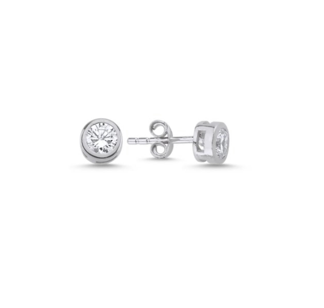 Aria Cubic Silver Earrings
