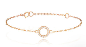 Una Circle Bracelet Rose Gold